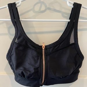 Lululemon Sports Bra - Mesh & Zipper